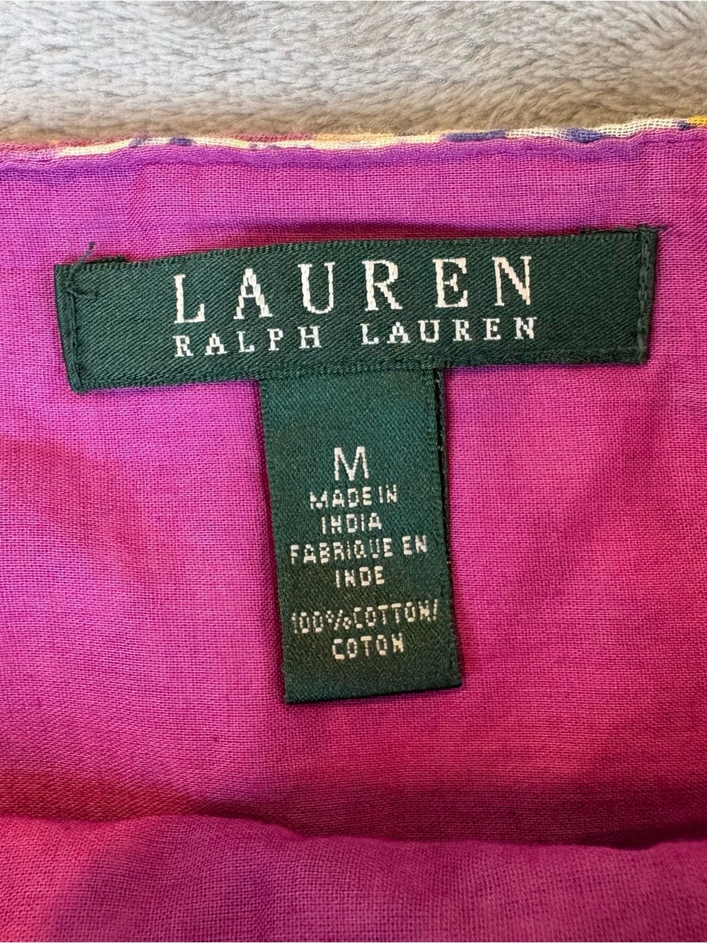 Lauren Ralph Lauren Paisley Asymmetrical Skirt Wmn’s M - Picture 3 of 10